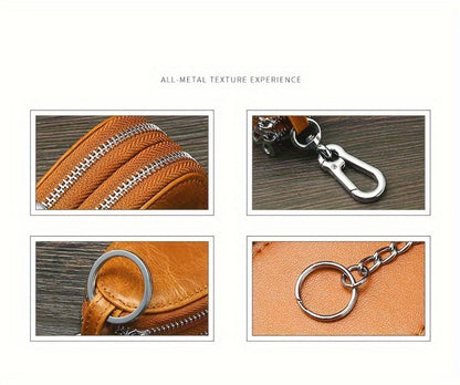 Men's Wallet – for Everyday Use, Car Key Fob Holder Leather – detail view 16
