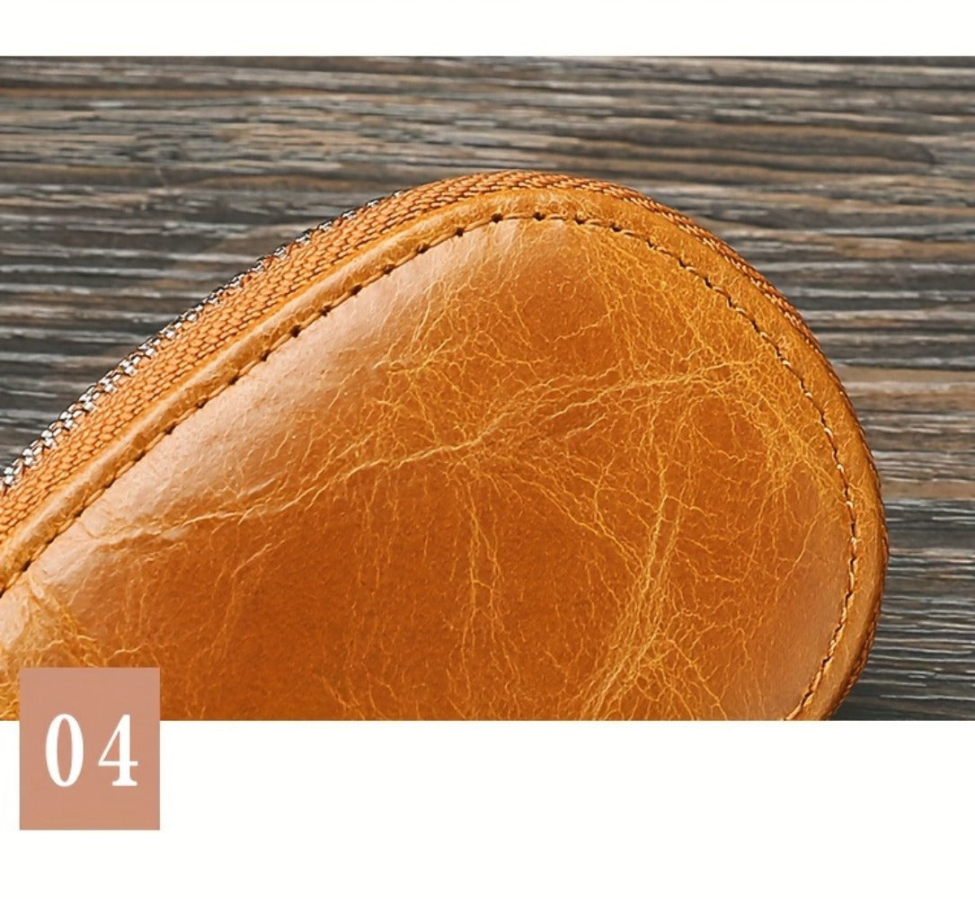 Men's Wallet – for Everyday Use, Car Key Fob Holder Leather – detail view 22
