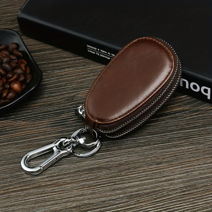 Men's Wallet – for Everyday Use, Car Key Fob Holder Leather – detail view 7