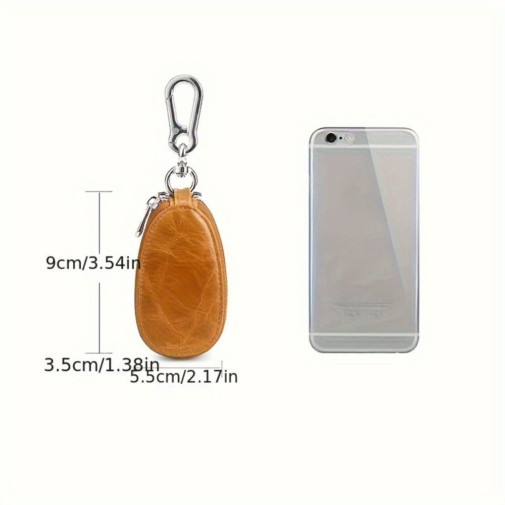 Men's Wallet – for Everyday Use, Car Key Fob Holder Leather – detail view 9