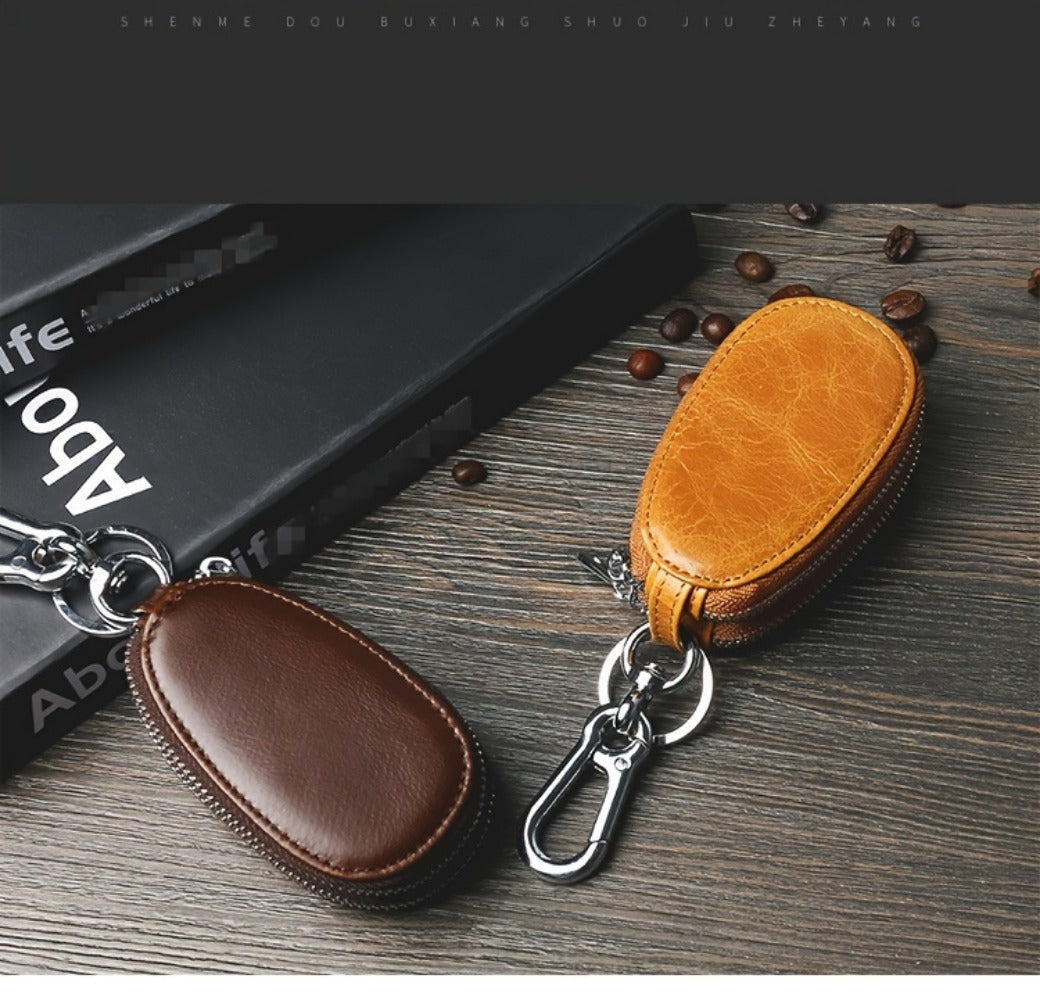 Men's Wallet – for Everyday Use, Car Key Fob Holder Leather – detail view 10