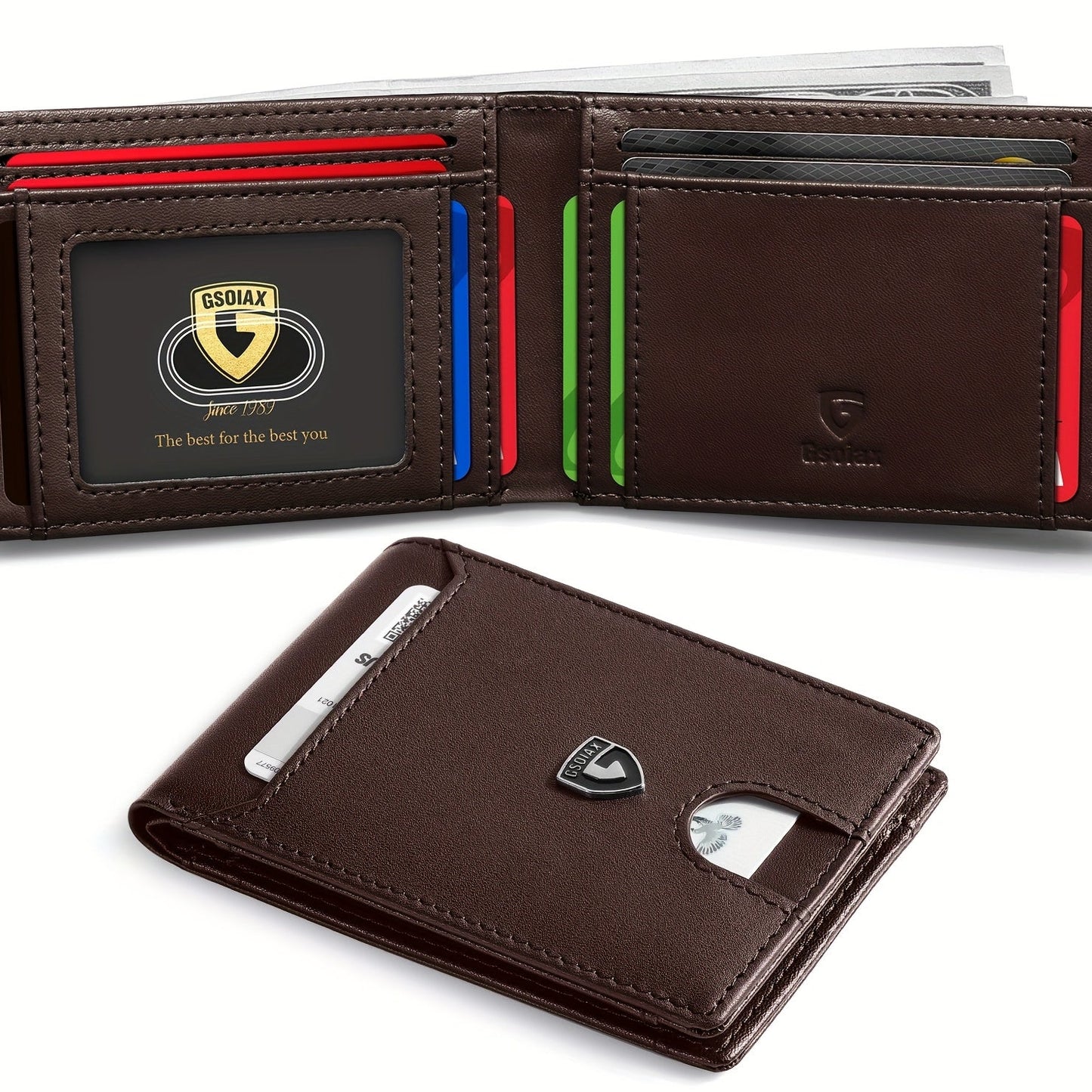 Men's Wallet – 15 Colors, for Everyday Use – detail view 6