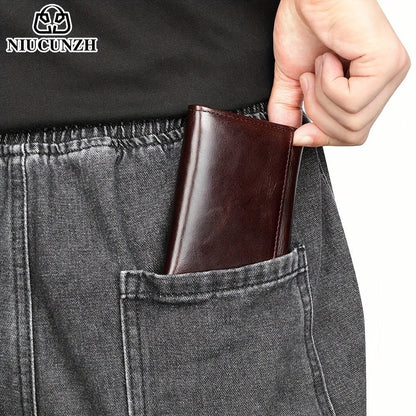 Men's Wallet – Genuine Leather, Anti-Theft – detail view 9