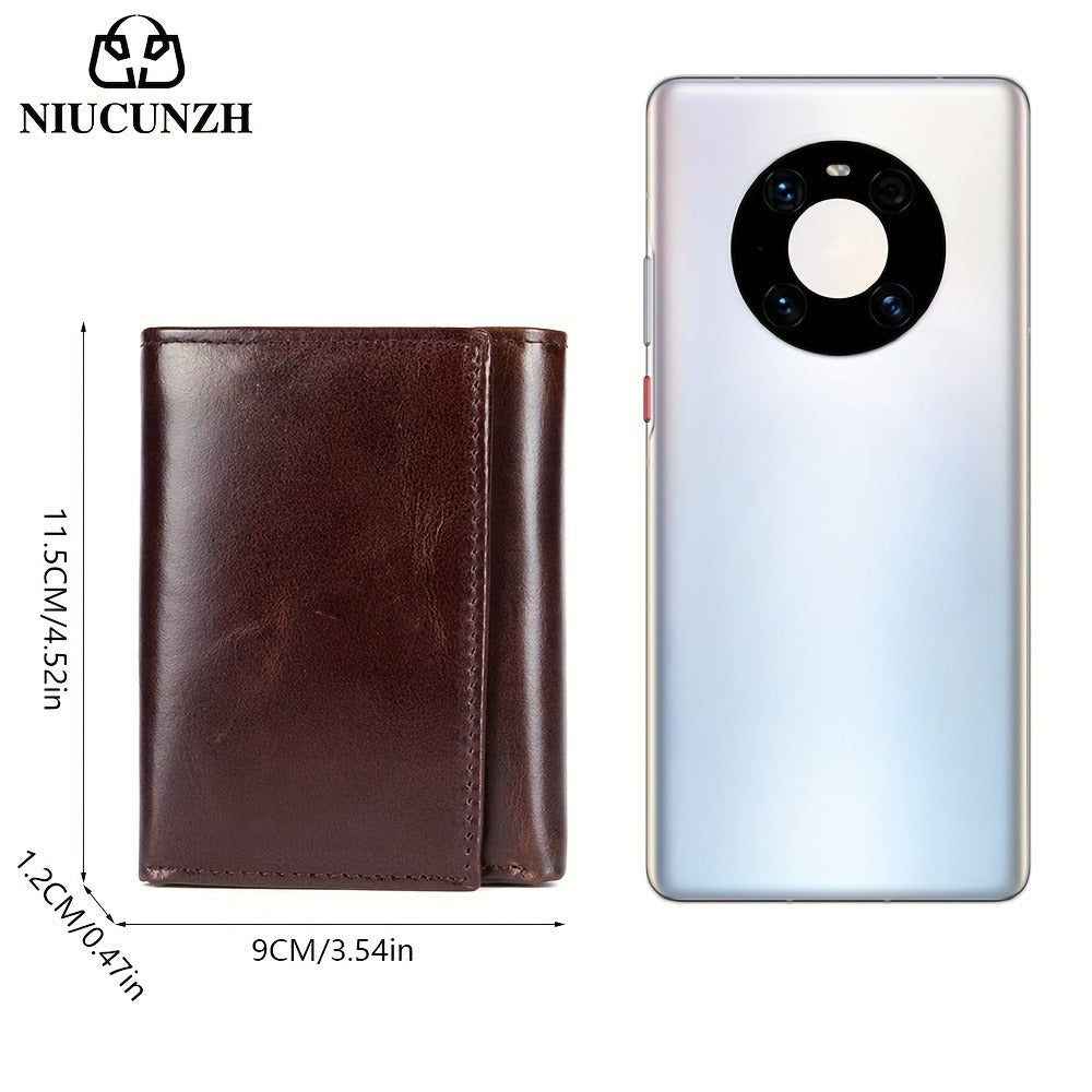 Men's Wallet – Genuine Leather, Anti-Theft – alternate view