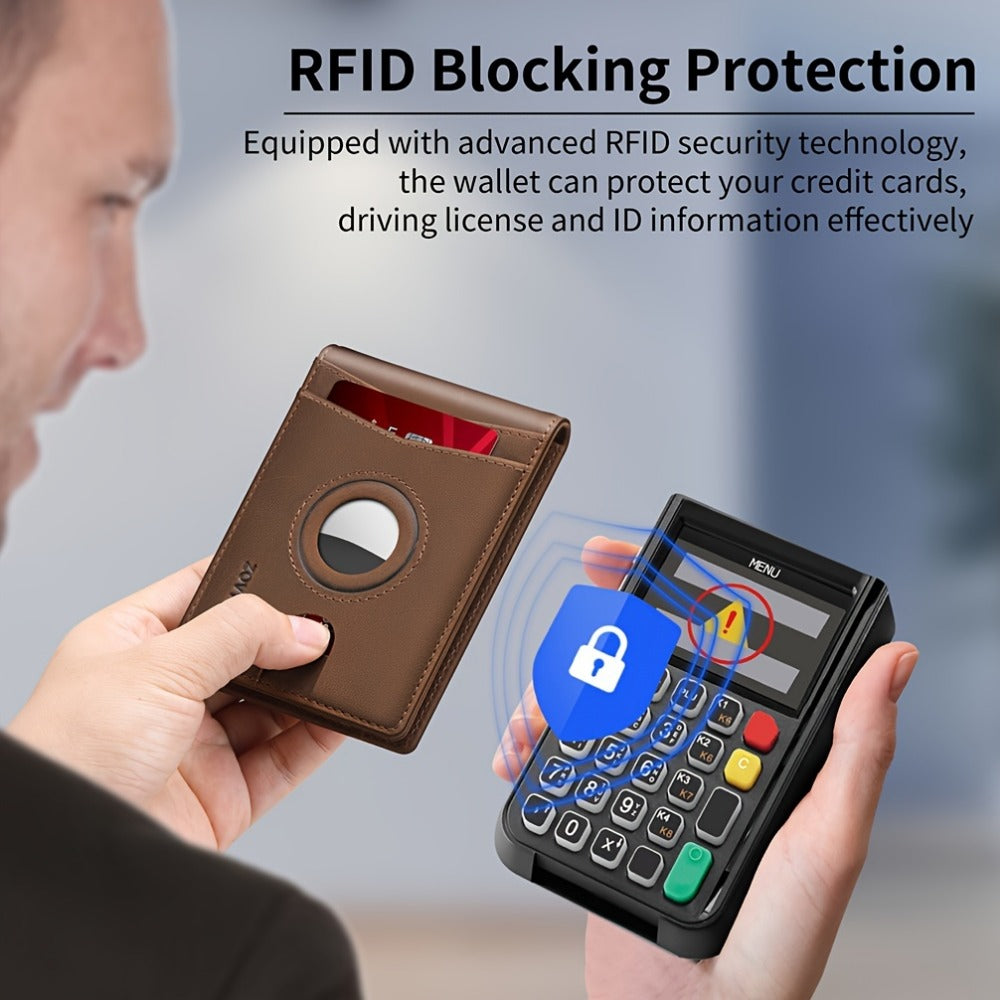 Men's Wallet – 6 Colors, Genuine Leather, RFID Blocking – detail view 11