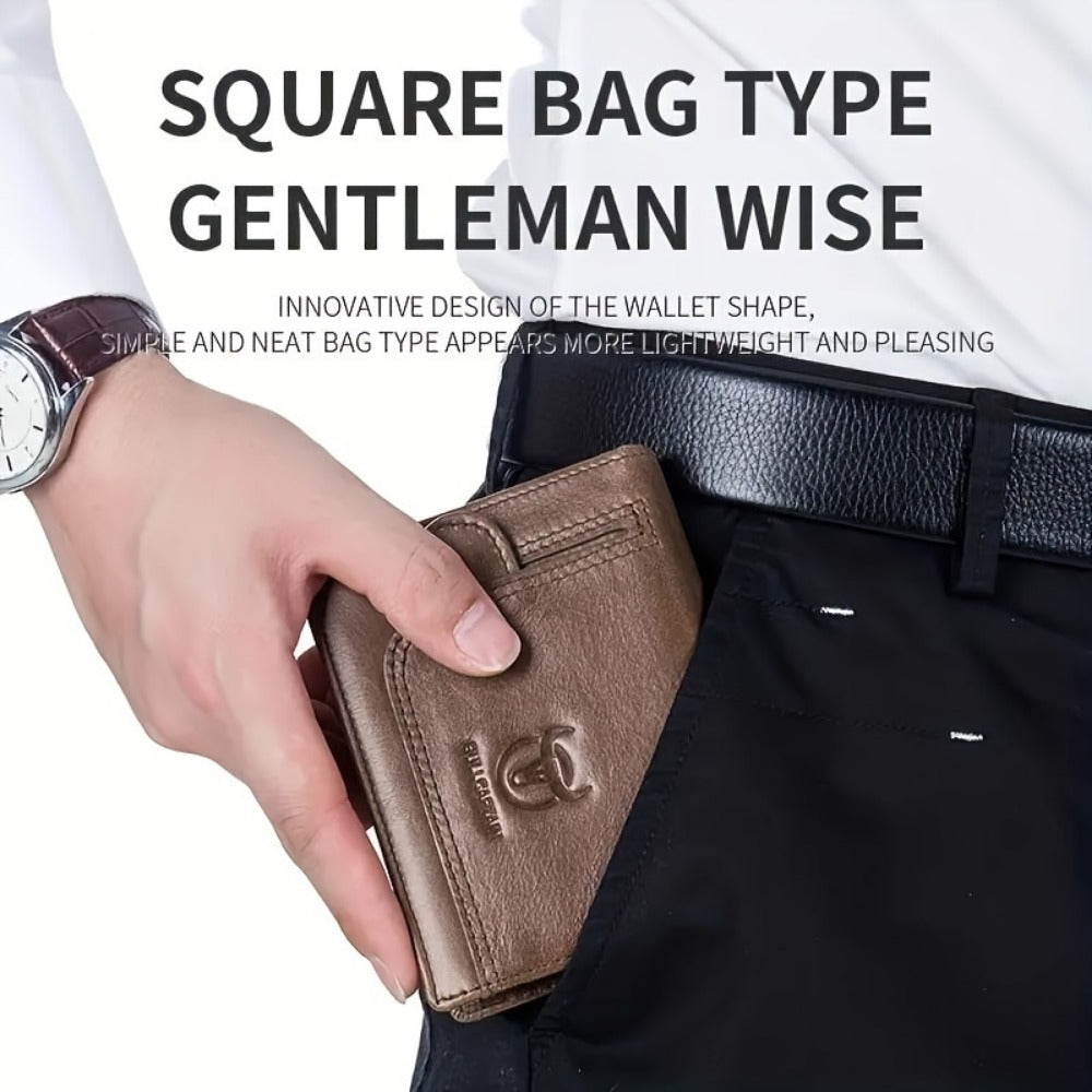 Men's Wallet – Genuine Leather, Large Capacity – detail view 11