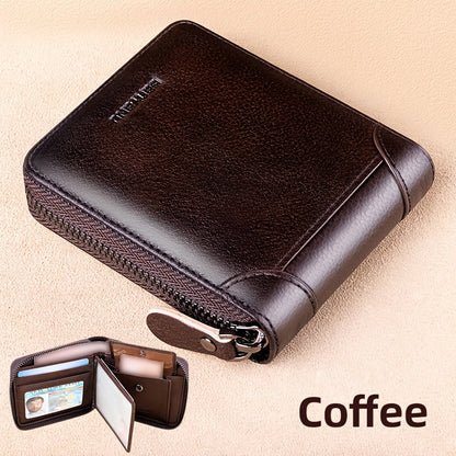 Men's Wallet – Genuine Leather, Large Capacity, RFID Blocking – detail view 25