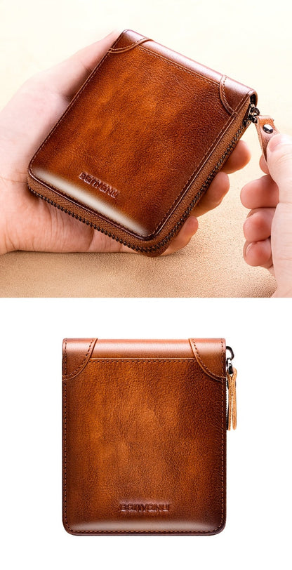 Men's Wallet – Genuine Leather, Large Capacity, RFID Blocking – detail view 18