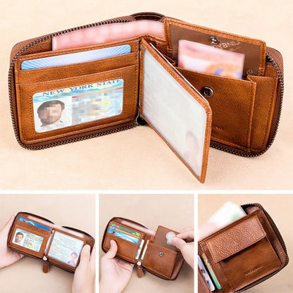 Men's Wallet – Genuine Leather, Large Capacity, RFID Blocking – detail view 5