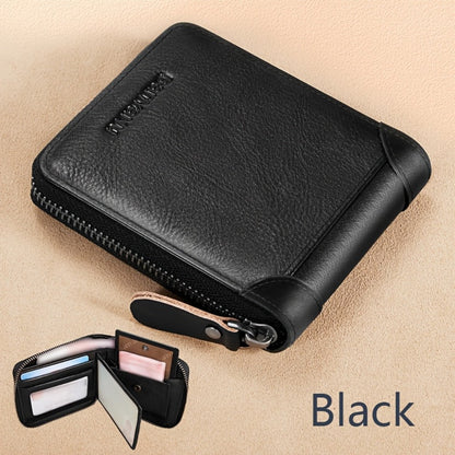 Men's Wallet – Genuine Leather, Large Capacity, RFID Blocking – detail view 6