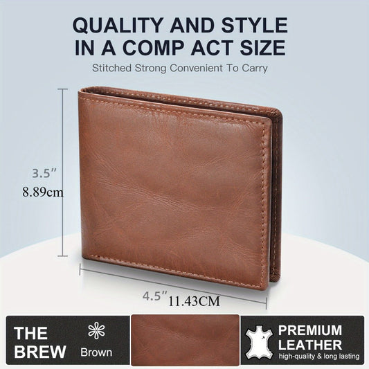 Men's Wallet – Genuine Leather, Large Capacity – alternate view