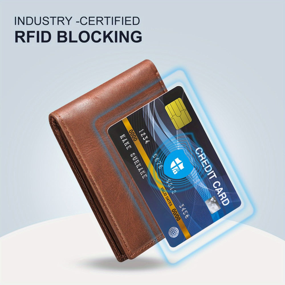 Men's Wallet – Genuine Leather, Large Capacity – detail view 3