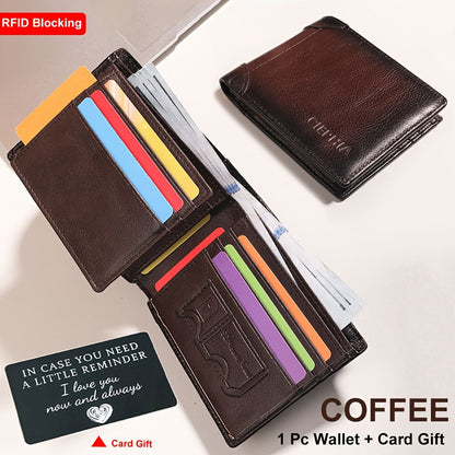 Men's Wallet – Genuine Leather, RFID Blocking – alternate view