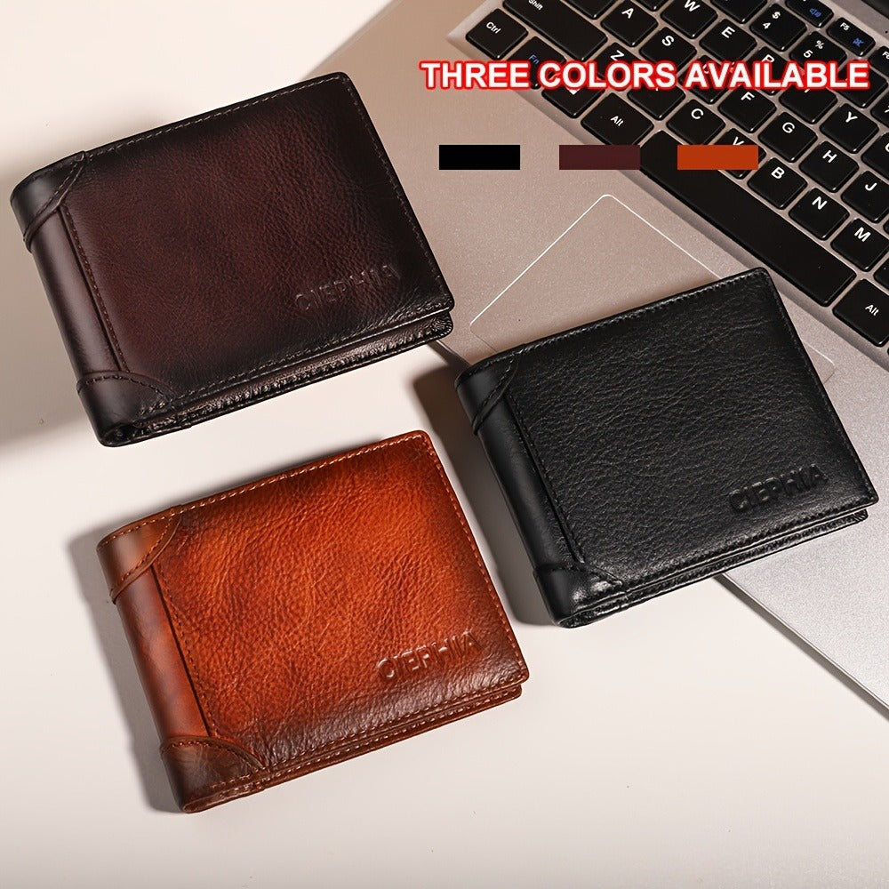 Men's Wallet – Genuine Leather, RFID Blocking – detail view 7