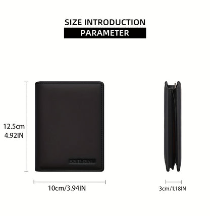 Men's Wallet – Genuine Leather, RFID Blocking, Anti-Theft, Compact – detail view 15
