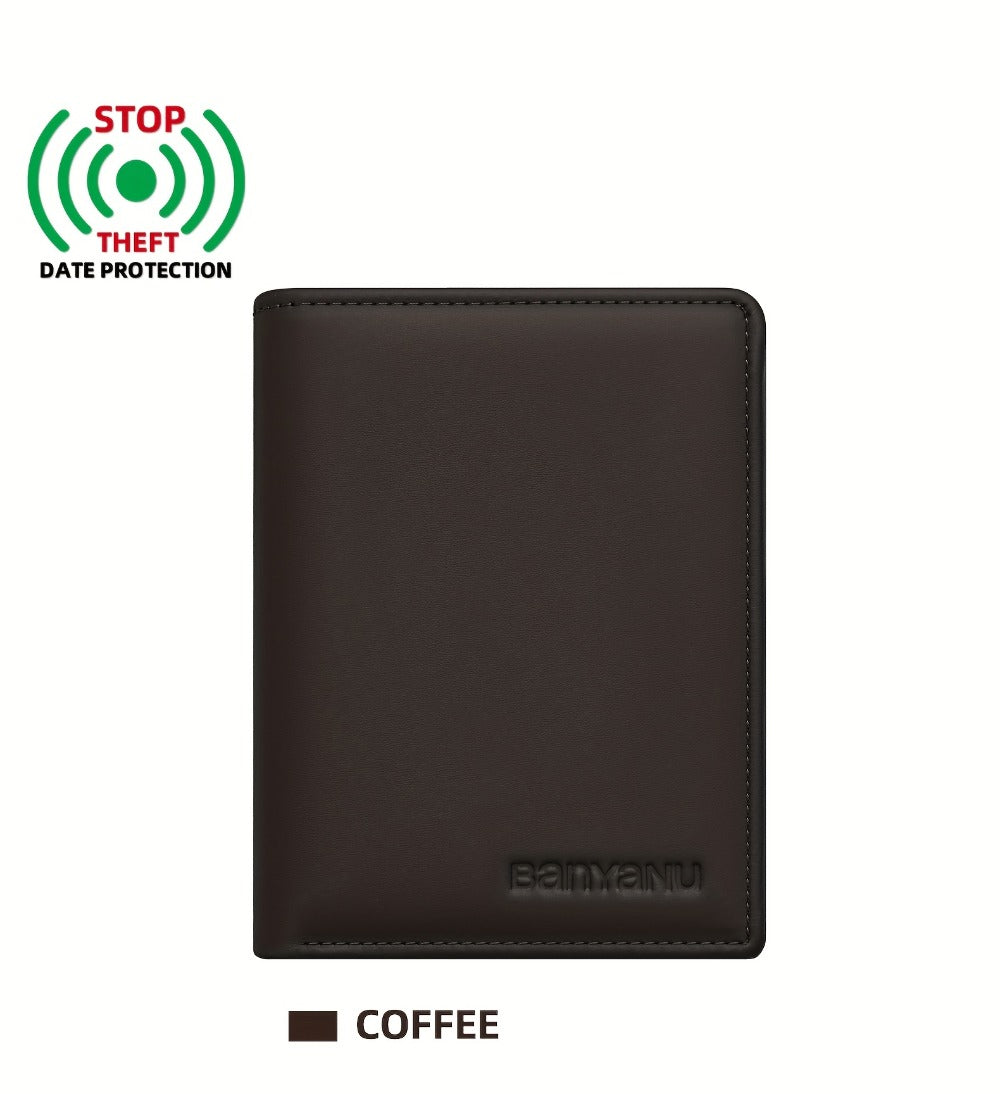 Men's Wallet – Genuine Leather, RFID Blocking, Anti-Theft, Compact – detail view 18