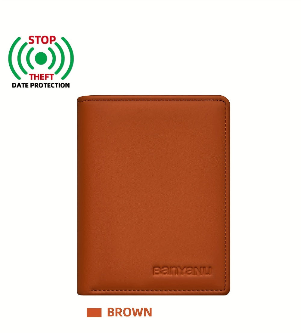 Men's Wallet – Genuine Leather, RFID Blocking, Anti-Theft, Compact – detail view 19