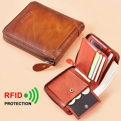 Men's Wallet – Genuine Leather, RFID Blocking, Large Capacity – detail view 14