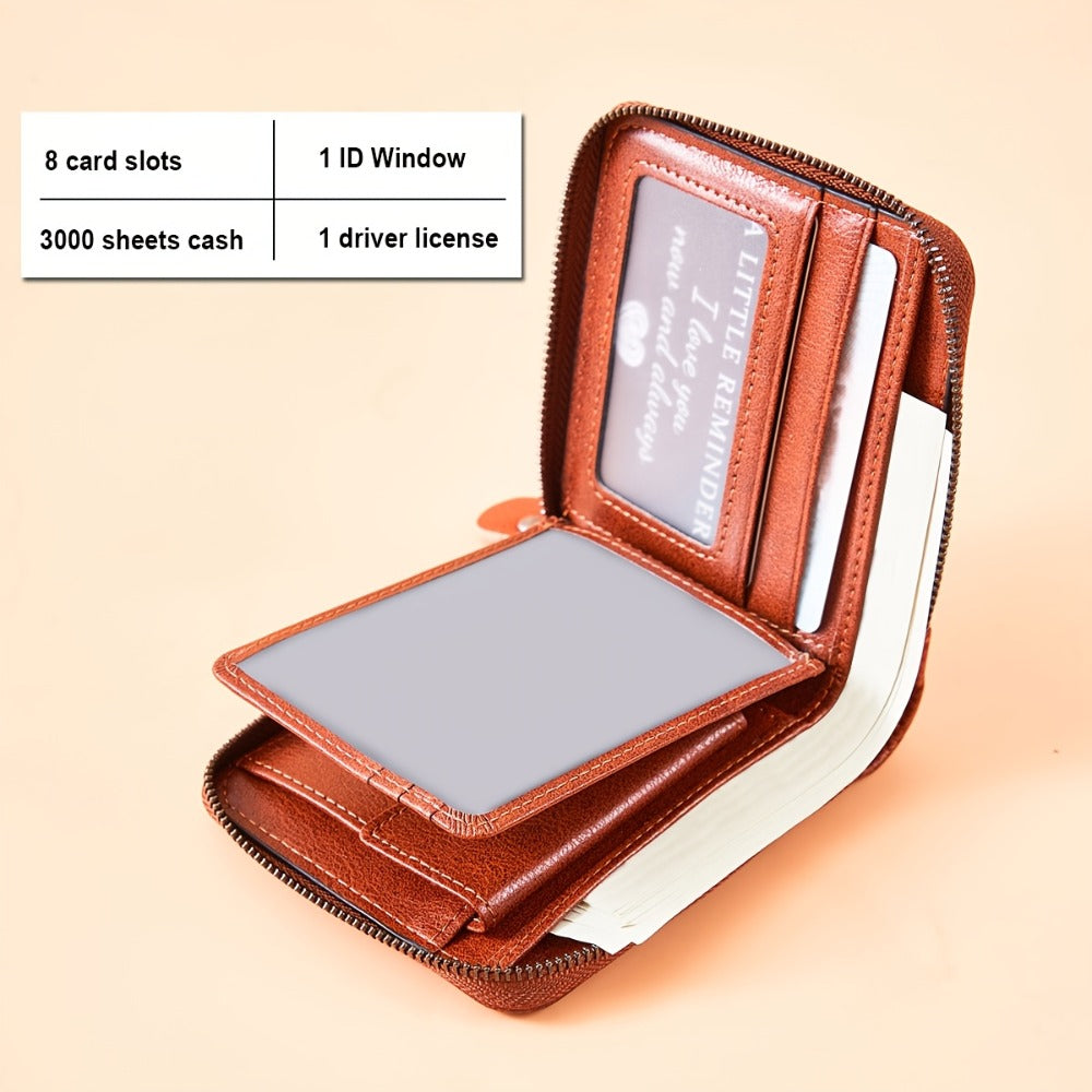 Men's Wallet – Genuine Leather, RFID Blocking, Large Capacity – detail view 16