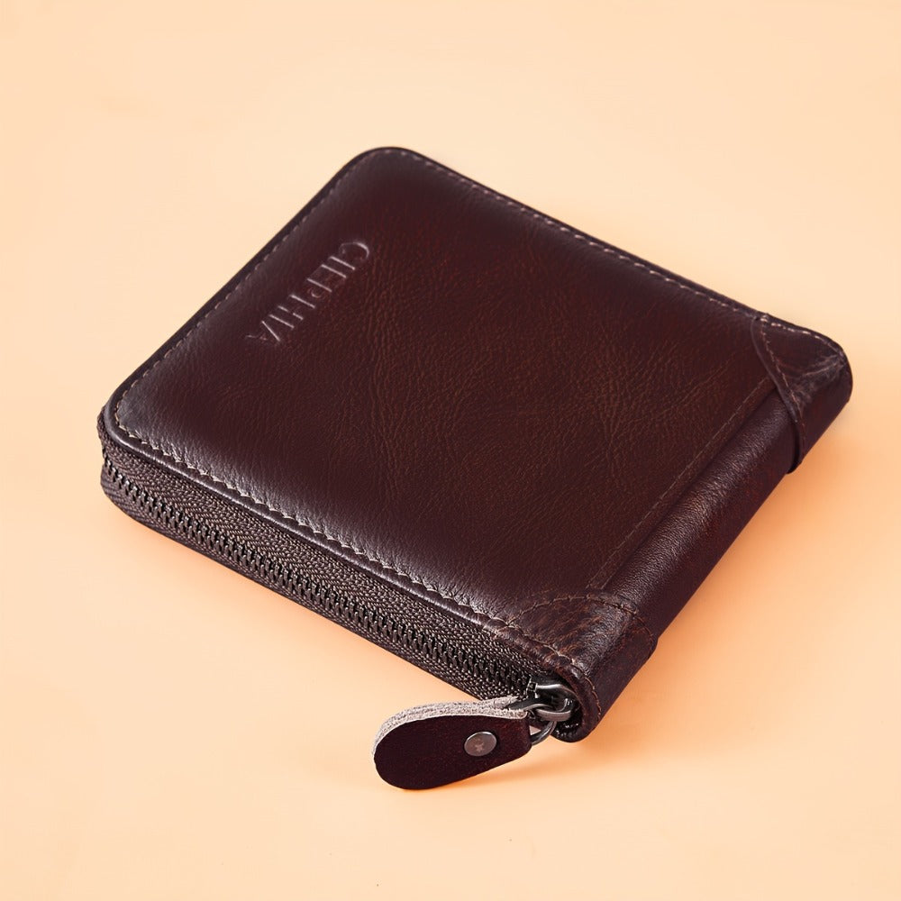 Men's Wallet – Genuine Leather, RFID Blocking, Large Capacity – detail view 19