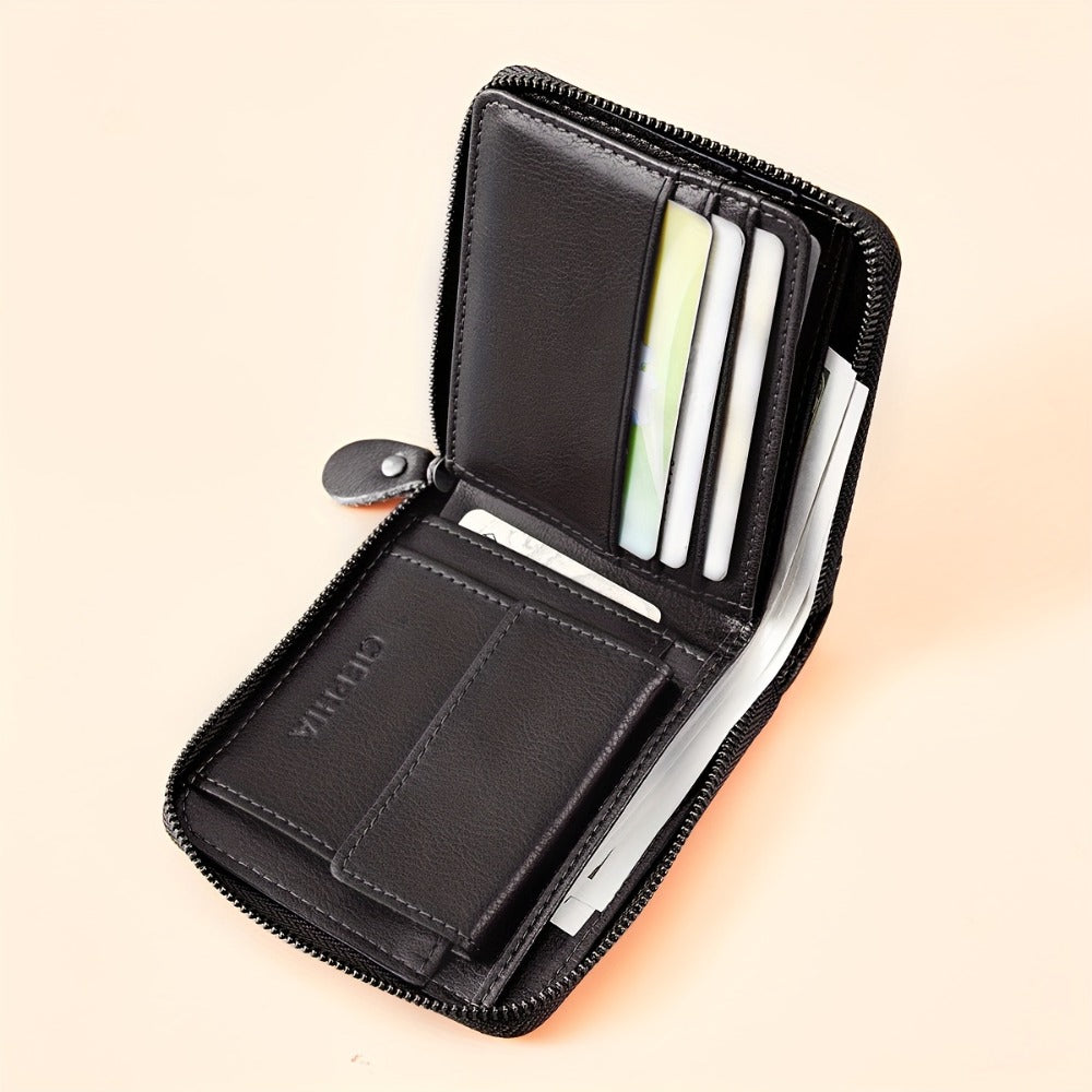 Men's Wallet – Genuine Leather, RFID Blocking, Large Capacity – detail view 20