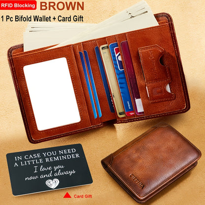 Men's Wallet – Genuine Leather, RFID Blocking – detail view 4