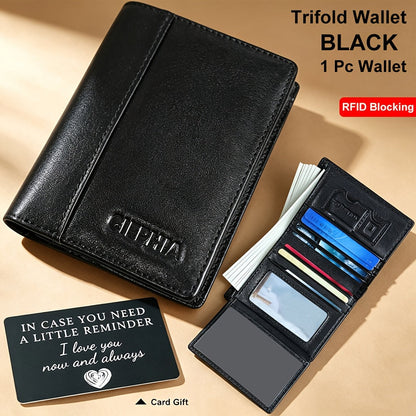 Men's Wallet – Genuine Leather, RFID Blocking – detail view 10