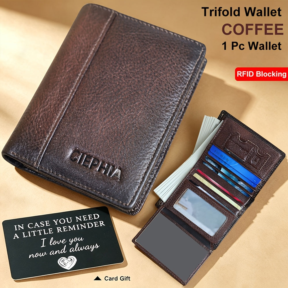 Men's Wallet – Genuine Leather, RFID Blocking – detail view 9