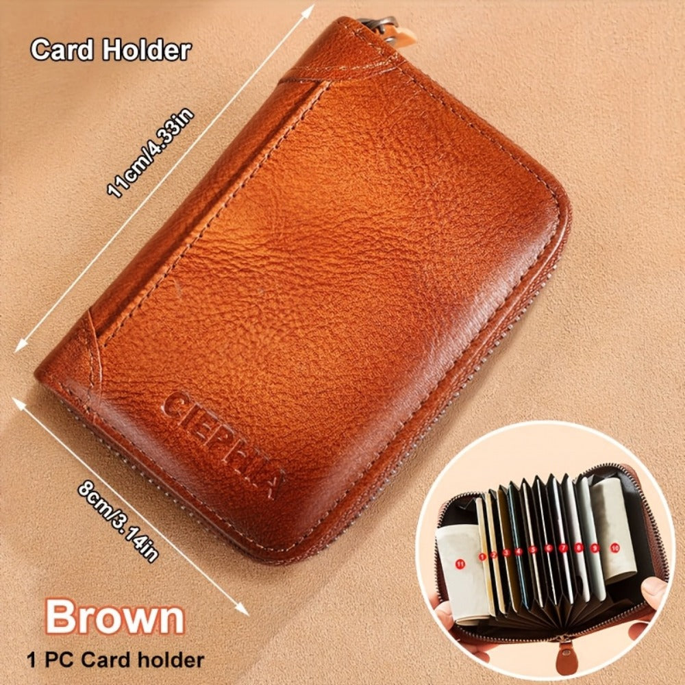 Men's Wallet – Genuine Leather, RFID Blocking – detail view 13