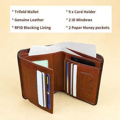 Men's Wallet – Genuine Leather, RFID Blocking – detail view 18
