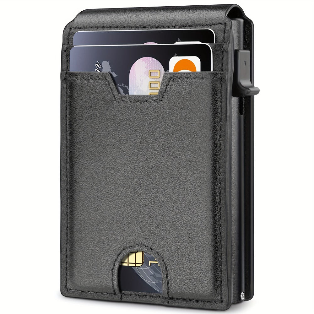 Men's Wallet – Genuine Leather, RFID Blocking – detail view 4