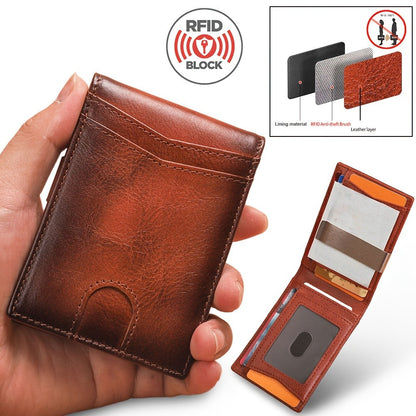 Men's Wallet – Genuine Leather, RFID Blocking, for Everyday Use – detail view 4