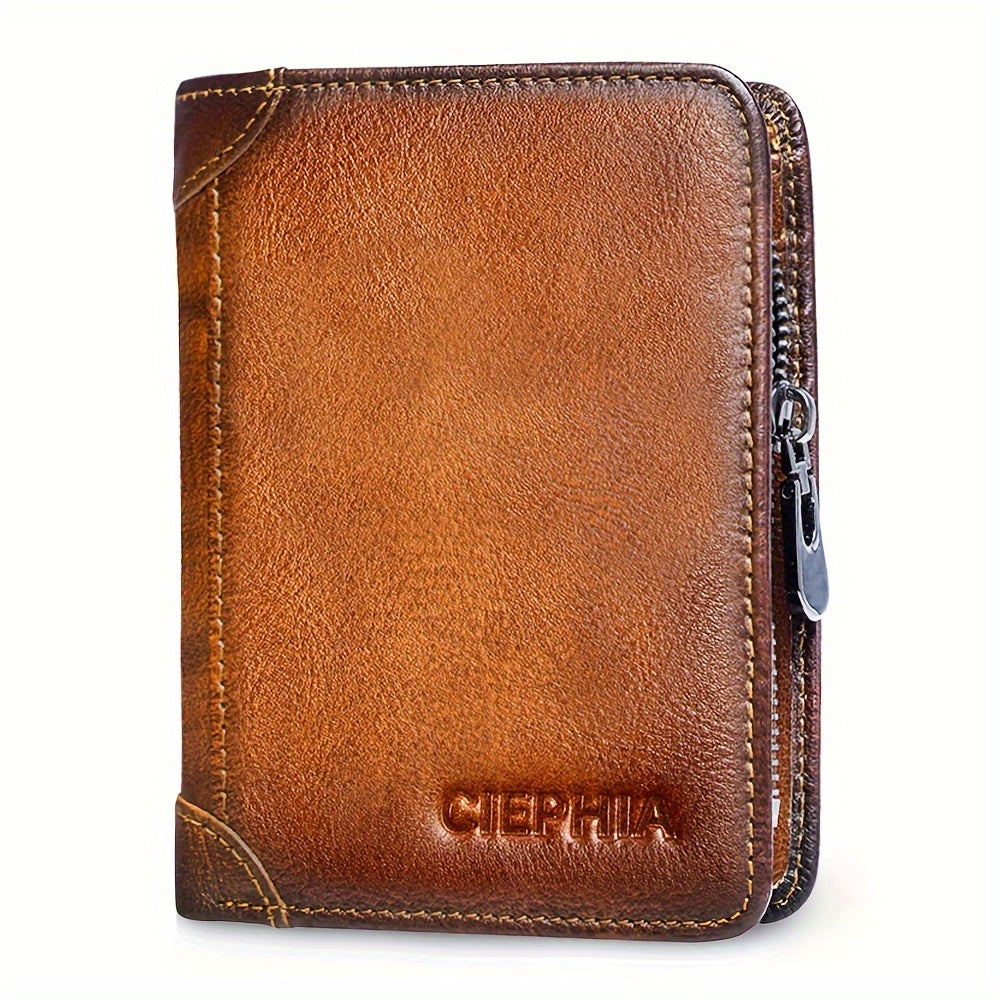 Men's Wallet – Genuine Leather, RFID Blocking, for Everyday Use – front view - product view 18