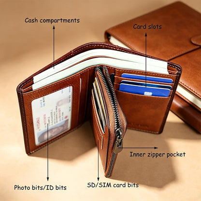 Men's Wallet – Genuine Leather, RFID Blocking, for Everyday Use – detail view 11
