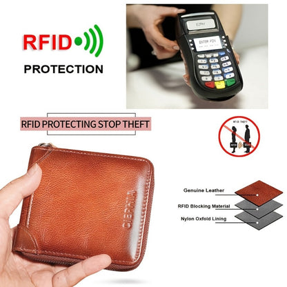 Men's Wallet – Genuine Leather, RFID Blocking – detail view 7