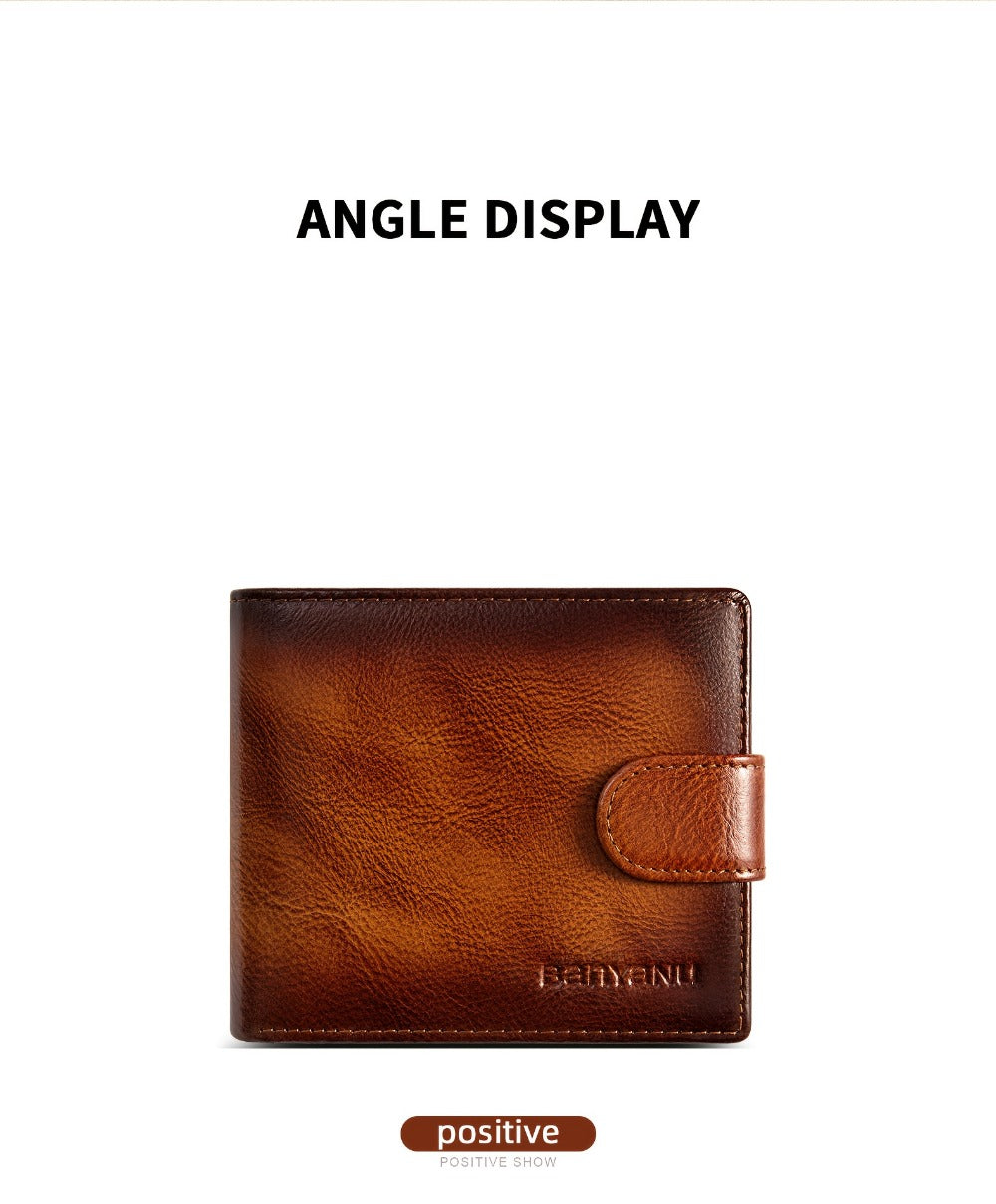 Men's Wallet – Large Capacity, Slot Leather Genuine Cowhide Large – detail view 17