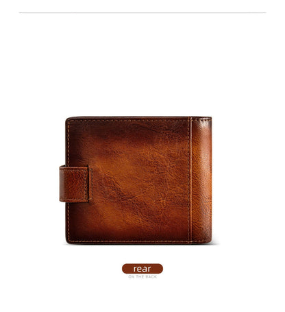 Men's Wallet – Large Capacity, Slot Leather Genuine Cowhide Large – detail view 18