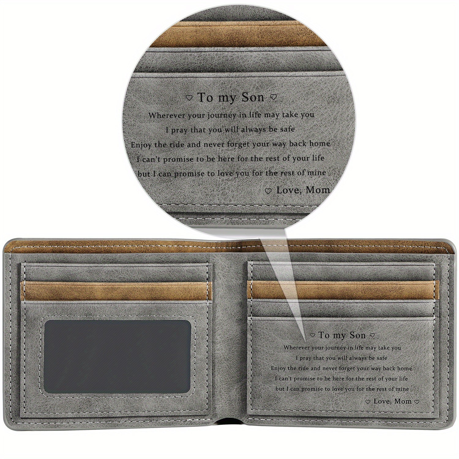 Men's Wallet – Large Capacity, for Everyday Use – front view - product view 15