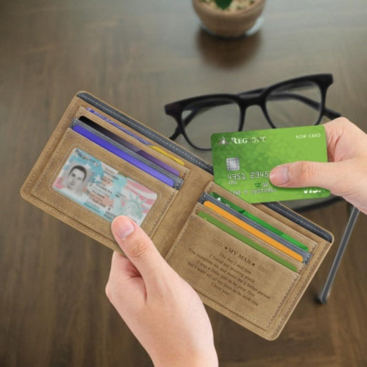 Men's Wallet – Large Capacity, for Everyday Use – front view