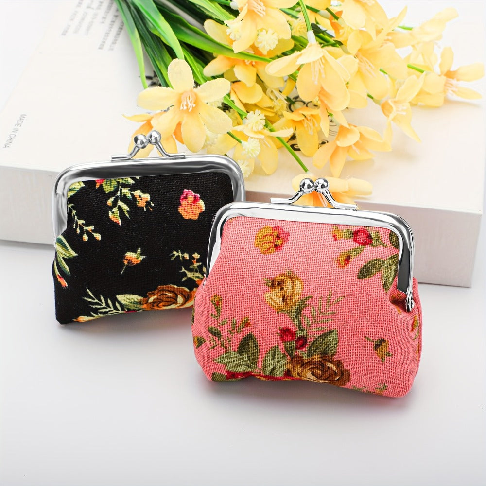 Men's Wallet – Mini, Floral Coin Set Of Metal – detail view 3