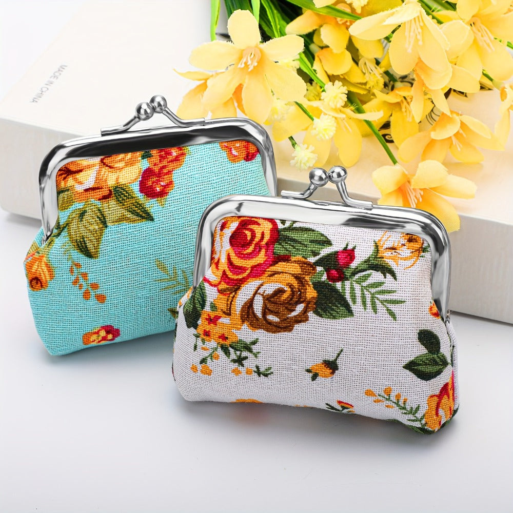 Men's Wallet – Mini, Floral Coin Set Of Metal – detail view 4