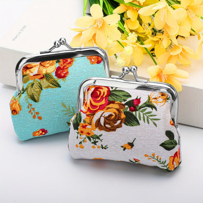Men's Wallet – Mini, Floral Coin Set Of Metal – detail view 4