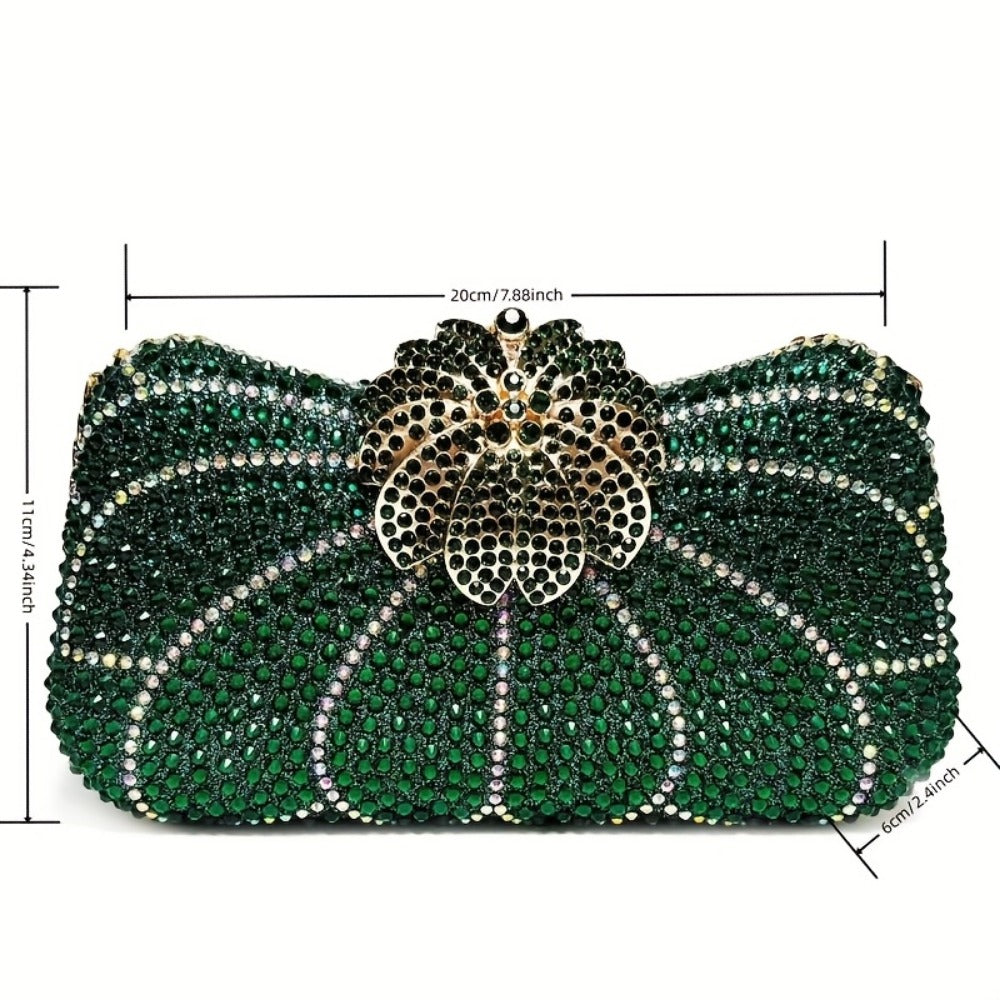 Men's Wallet – Polyester, Flower Shaped Evening Clutch Phone – detail view 5