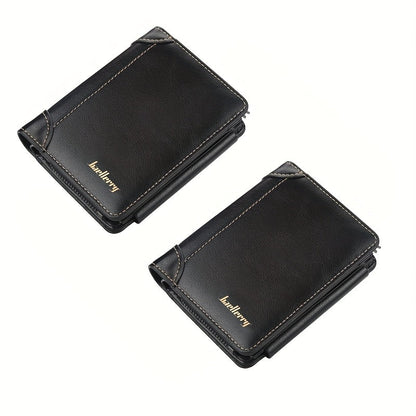 Men's Wallet – Polyester, Vintage Trifold Buckle Unisex Card – detail view 20