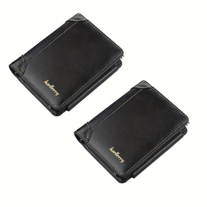 Men's Wallet – Polyester, Vintage Trifold Buckle Unisex Card – detail view 10