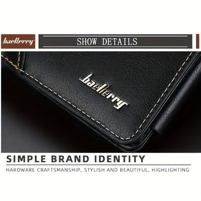 Men's Wallet – Polyester, Vintage Trifold Buckle Unisex Card – detail view 15