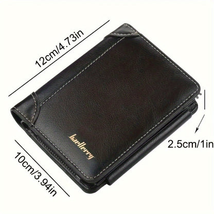 Men's Wallet – Polyester, Vintage Trifold Buckle Unisex Card – detail view 3