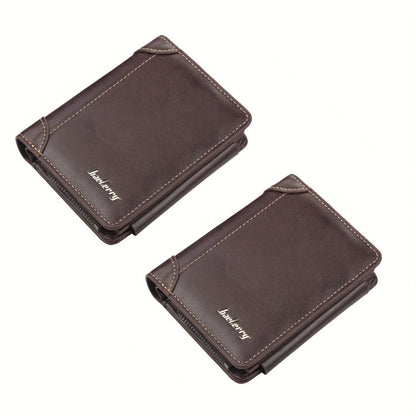 Men's Wallet – Polyester, Vintage Trifold Buckle Unisex Card – detail view 8