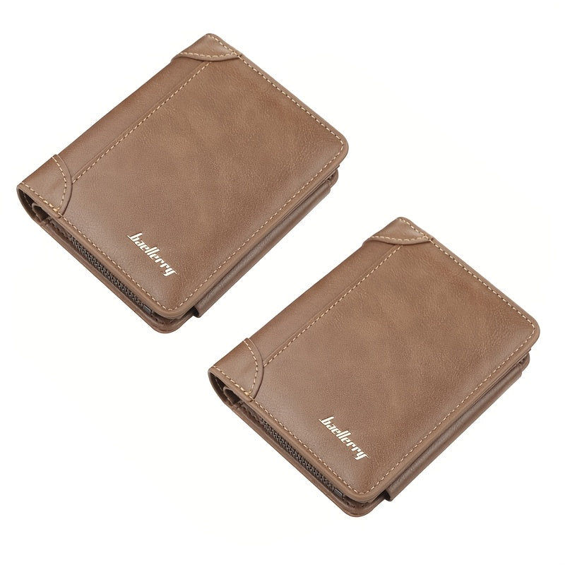 Men's Wallet – Polyester, Vintage Trifold Buckle Unisex Card – detail view 22