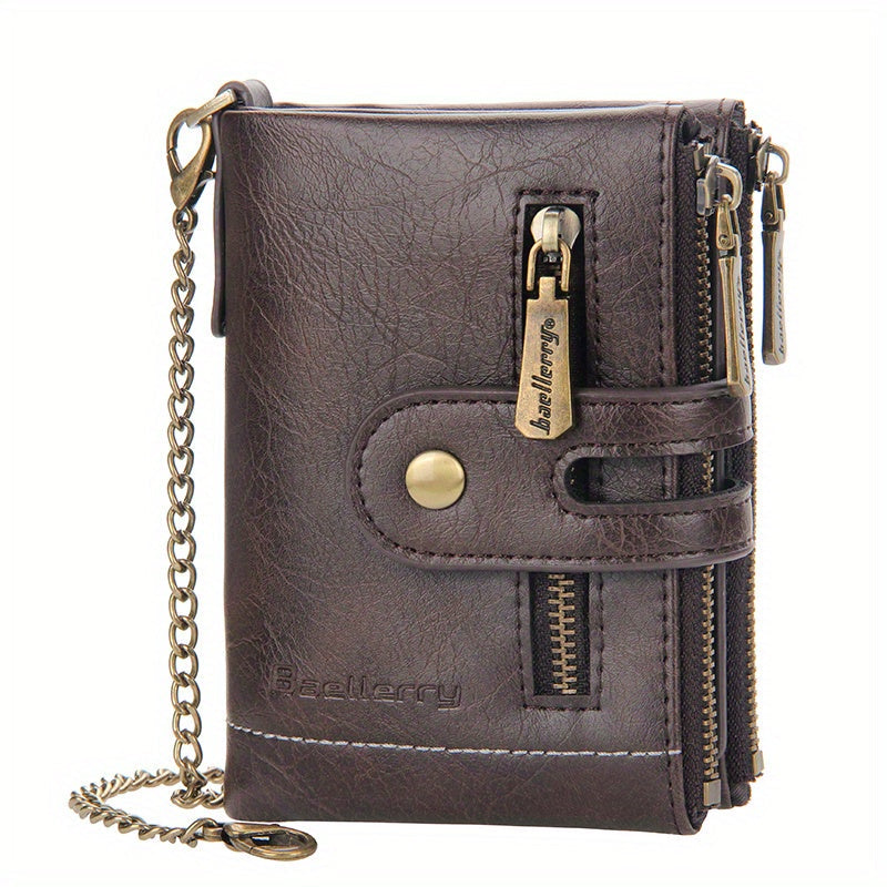 Men's Wallet – PU Leather, Anti-Theft – front view - product view 16